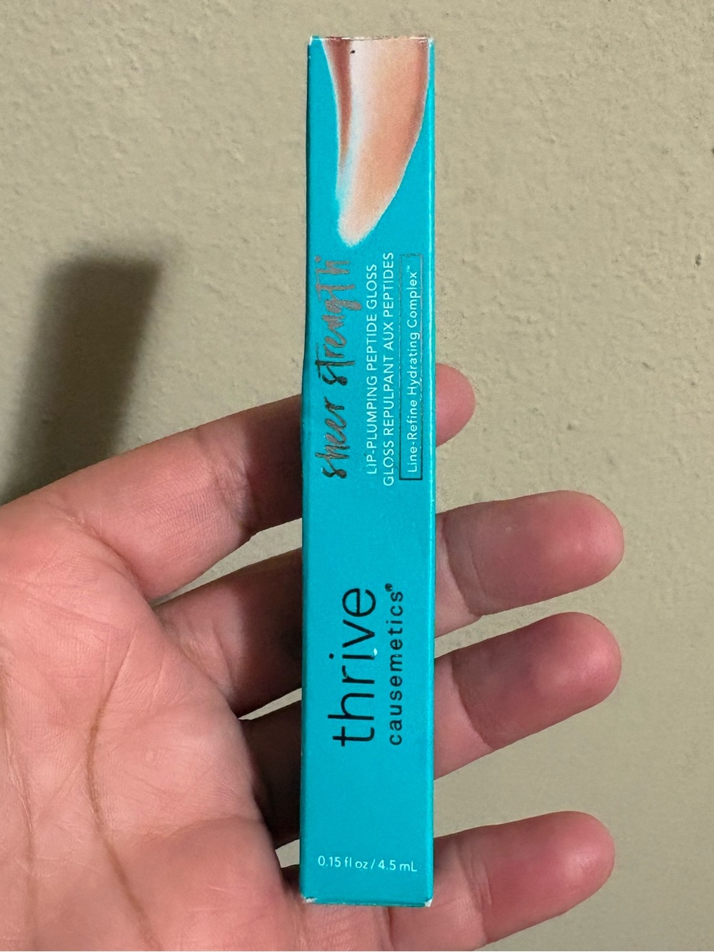 Thrive Causemetics Lip Plumping Peptide Gloss —Kackie —Mocha Brand New